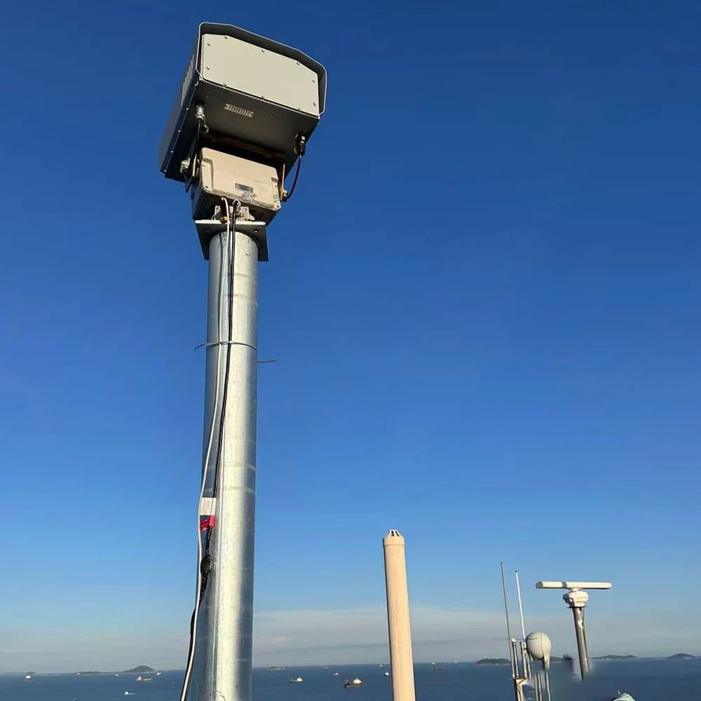 Long range surveillance camera for critical infrastructure perimeter security
