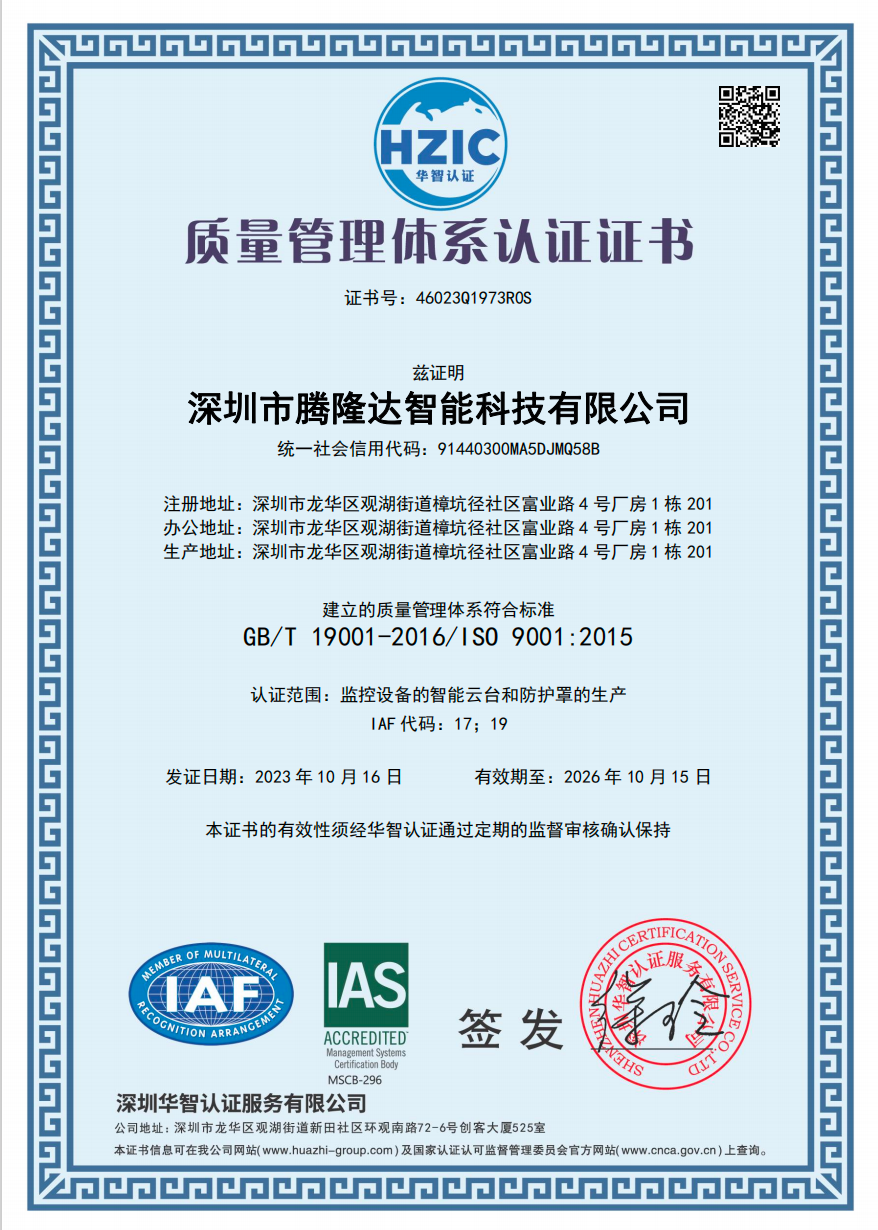 Global Certification Document