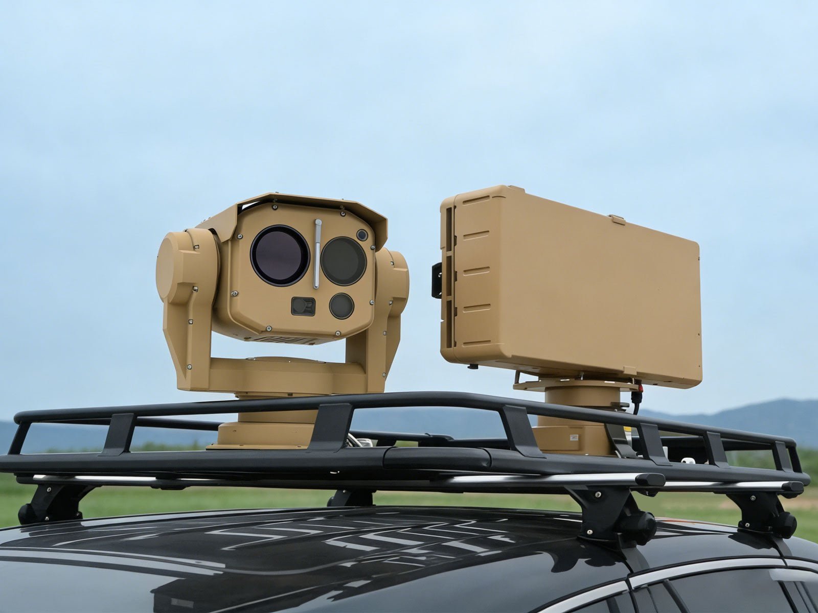 Thermal PTZ camera system for border and anti-drone surveillance project