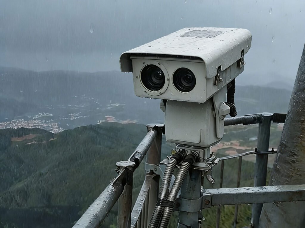 360° Pan Tilt Zoom Surveillance Camera for Flexible Top-Mounted Security Monitoring