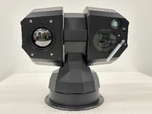Multi-Sensor Thermal PTZ Camera with Laser Rangefinder and GPS for Outdoor Surveillance