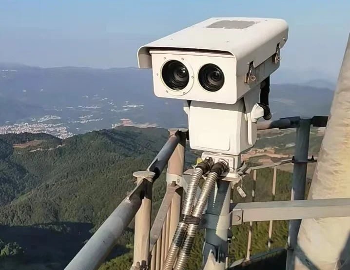 Long Range Surveillance Camera for Day and Night Multi-Sensor Monitoring