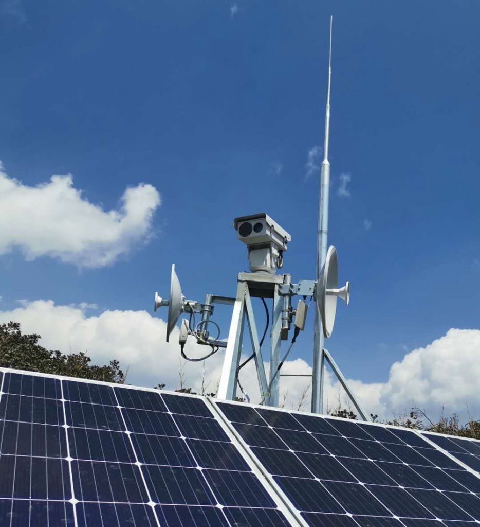 Long Range Surveillance Camera for Day and Night Multi-Sensor Monitoring