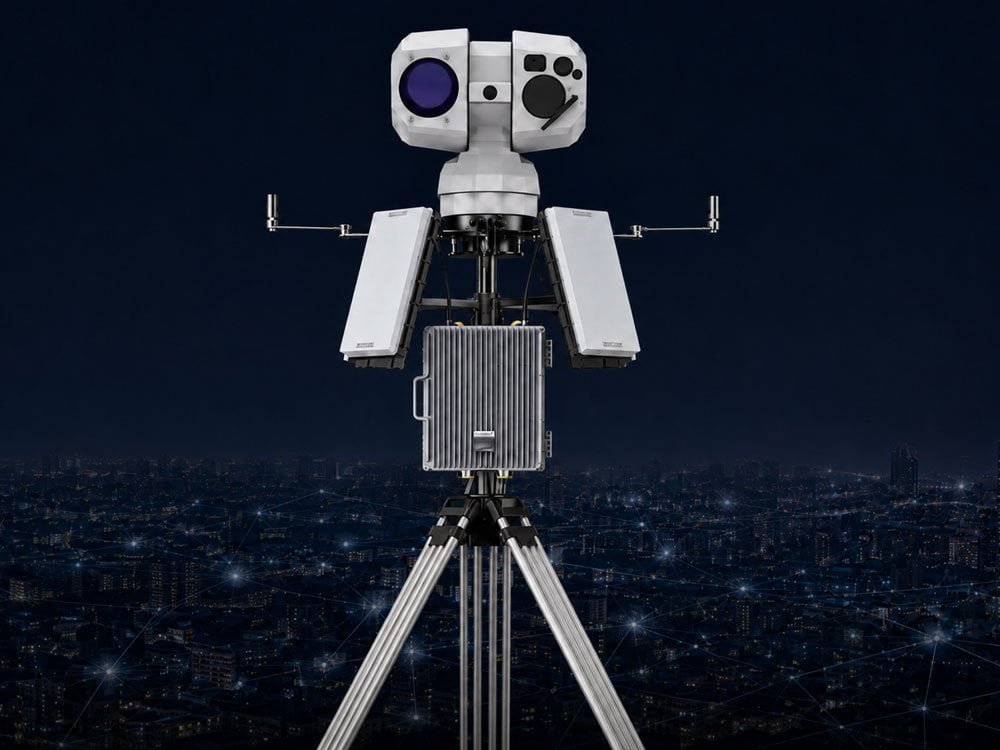 JEC-PTZ-Dragonfly AI auto-tracking thermal PTZ camera for anti-drone monitoring