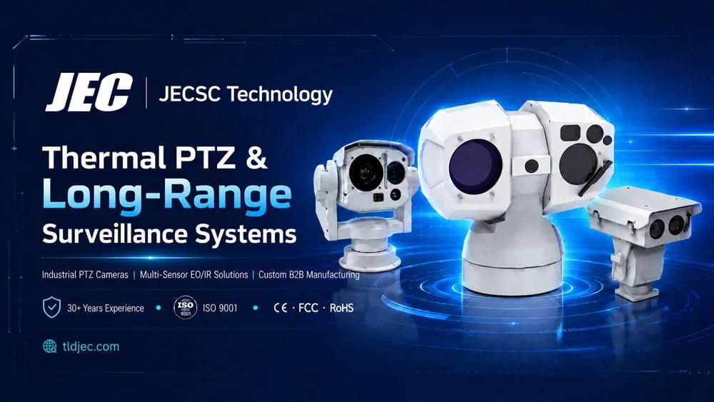 JECSC thermal PTZ camera and long-range surveillance systems for B2B projects