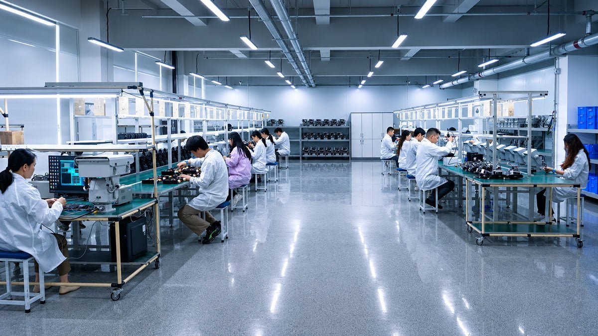 JEC PTZ camera manufacturing facility