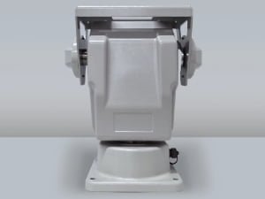 Front view of the JEC-PTU-2140 compact 10 kg top-load pan-tilt unit for industrial surveillance